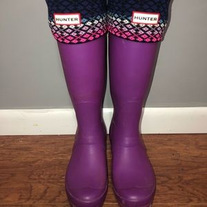 Purple Hunter Boots